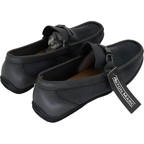 Aston Marc Men\'s Knit Driving Loafers Gray 9M main image 2